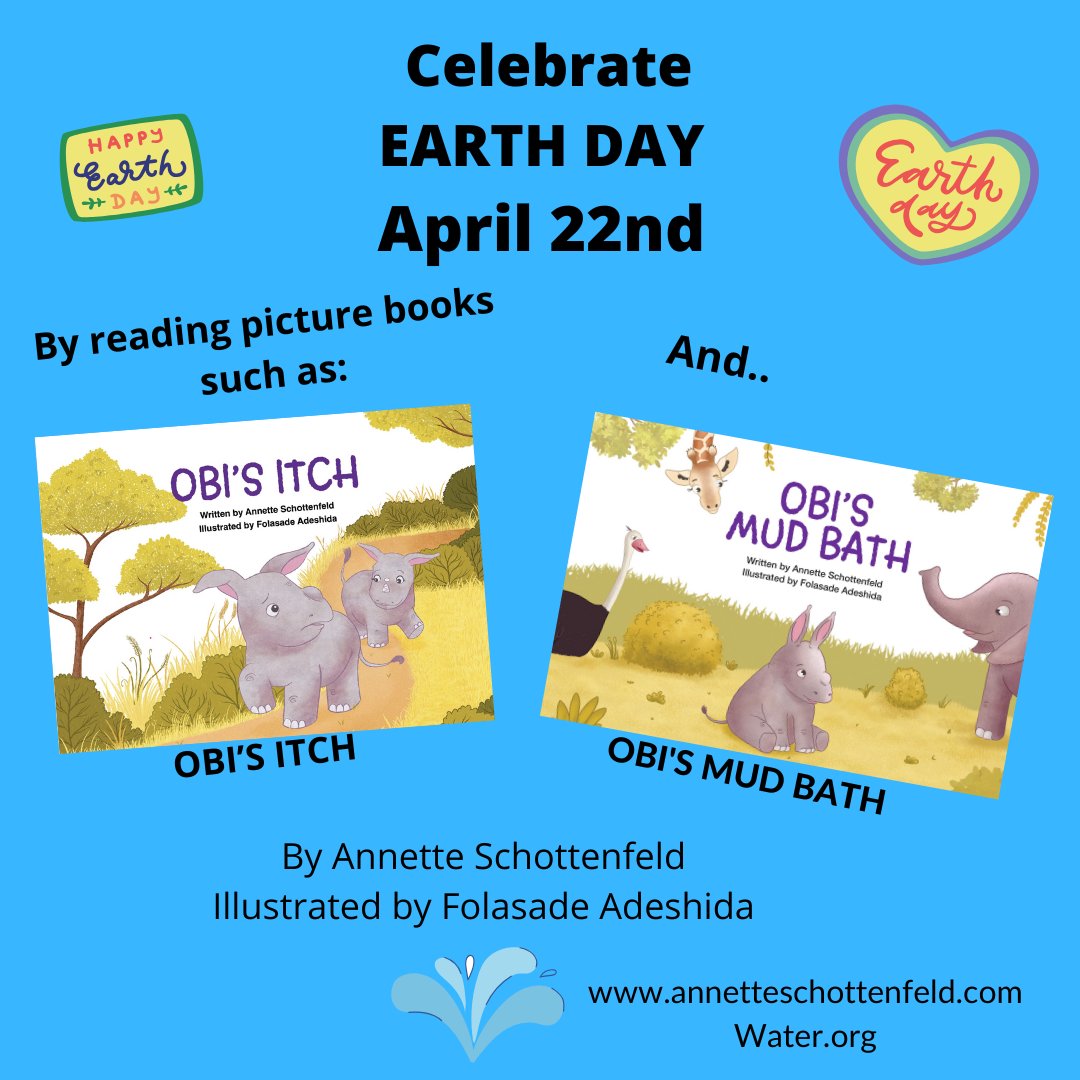 nettschott's tweet image. Celebrating Earth Day by partnering with and supporting @Water #EarthDay2025 #EarthDay #kidlit