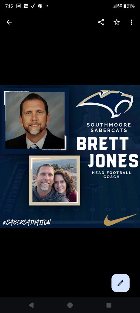 Southmoore Football Gold Club (@southmoore_ftbl) on Twitter photo We are thrilled to officially welcome Coach Bret Jones and his family to the Sabercat family! Let’s come together to make them feel right at home as we kick off this exciting new adventure together. Here’s to new beginnings and shared success!
<a href="/SouthmooreHS/">Southmoore HS</a> <a href="/Moore_Monthly/">Moore Monthly</a> We are thrilled to officially welcome Coach Bret Jones and his family to the Sabercat family! Let’s come together to make them feel right at home as we kick off this exciting new adventure together. Here’s to new beginnings and shared success!
<a href="/SouthmooreHS/">Southmoore HS</a> <a href="/Moore_Monthly/">Moore Monthly</a>