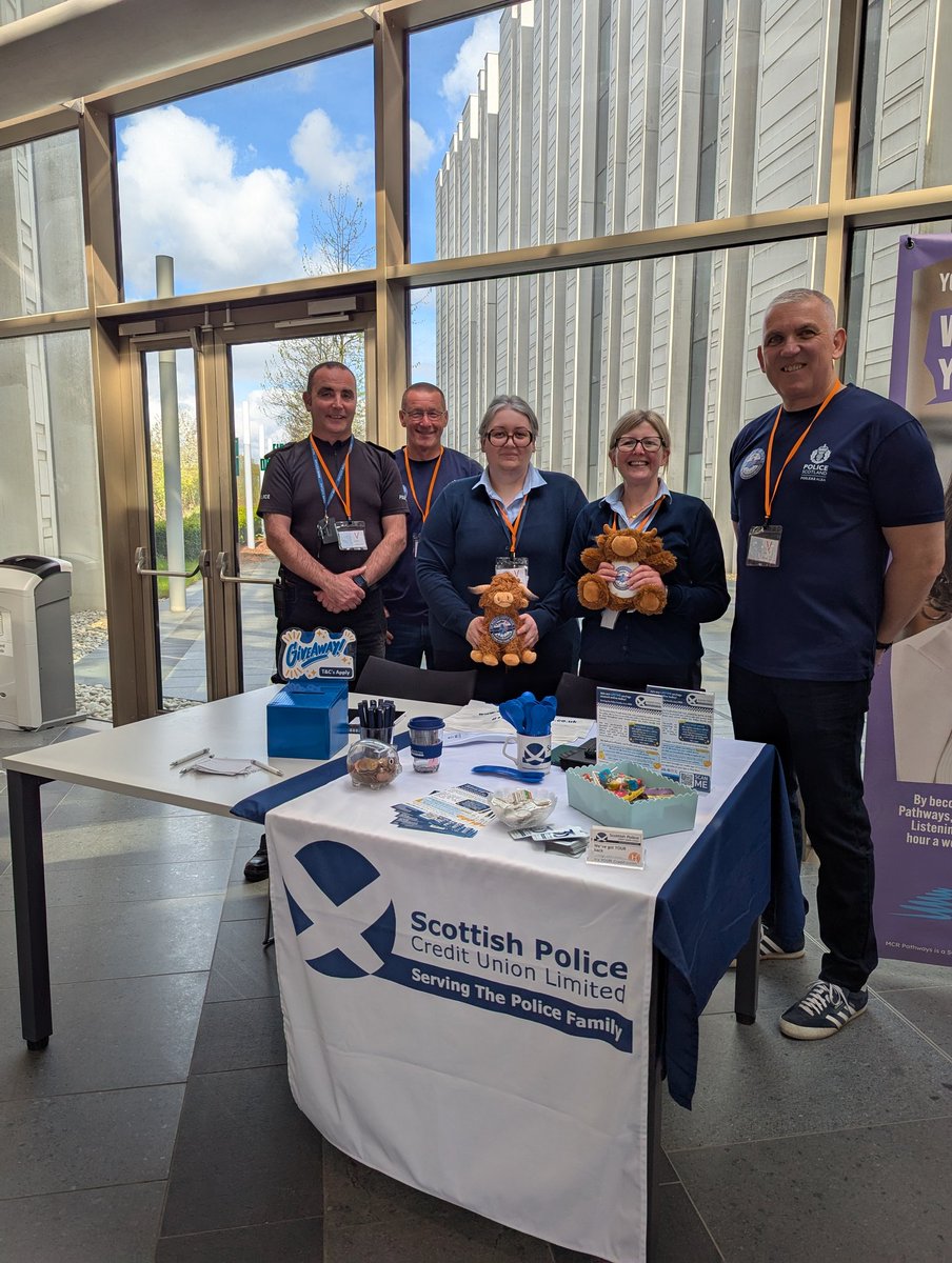 PoliceUnityTou1's tweet image. We attended a Health and Wellbeing event today to promote the @PolUnityTourUK and met up with Lauren and Claire from @ScotsPoliceCU who are supporting us again this year and without whose help we wouldn't be able to take part in the tour raising money for @UK_COPS