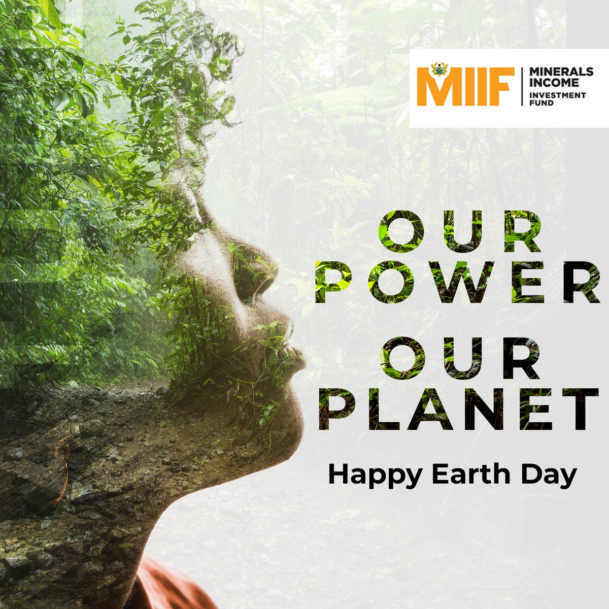 MineralsFundGH's tweet photo. Happy Earth Day! As we mark this year's World Earth Day, let us commit to safeguard the earth through sustainable mining practices that will keep the earth safe for habitation.
#OurPowerOurPlanet #EarthActionDay #MIIF https://t.co/m3CiW3z9U8