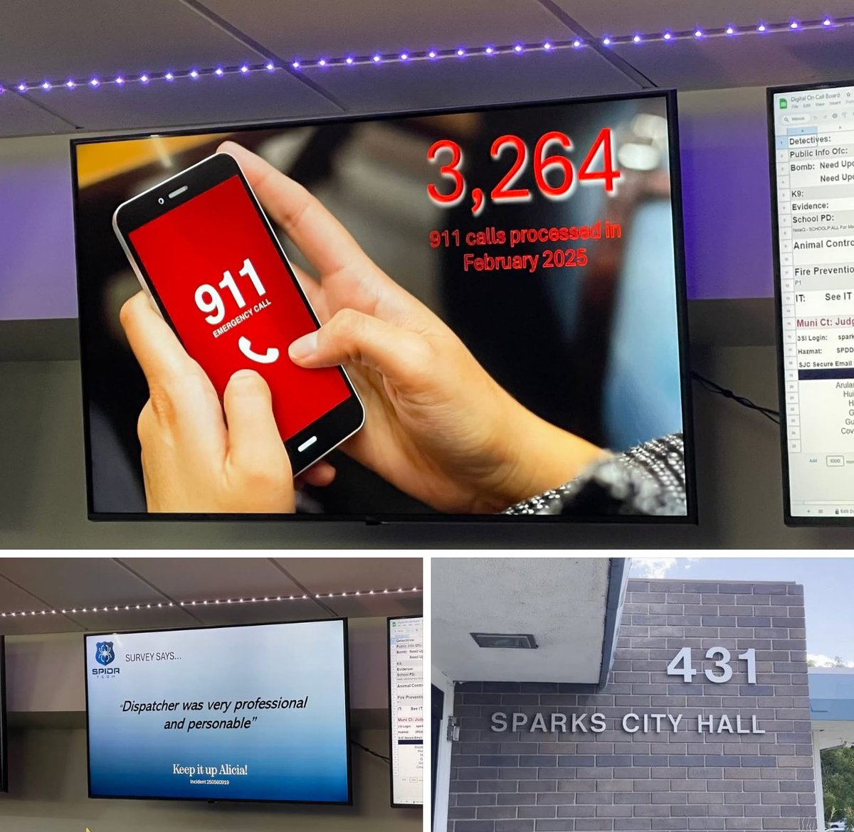 Great day spent with some of the unsung heroes of our city - our dispatchers! Their dedication and hard work behind the scenes are truly remarkable. Also enjoyed connecting with our fantastic fire department personnel and tackling important city business in meetings. Feeling