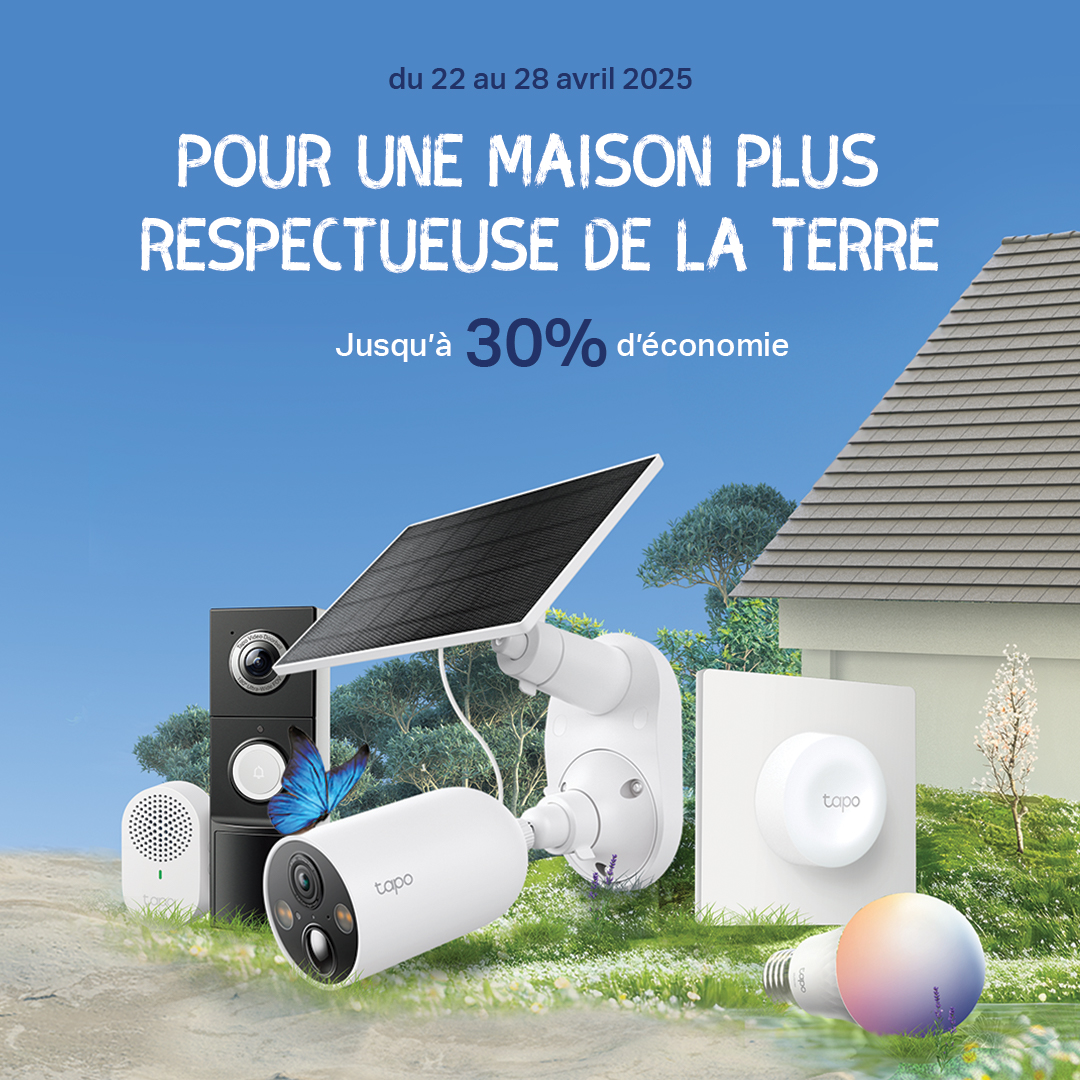 ***PROMOS***
Sécurité Durable et Maison Intelligente
fr.store.tp-link.com/pages/promotio…

#tplink #tapo #réseau #wifi #caméra #vidéosurveillance #aspirateur #domotique #promo