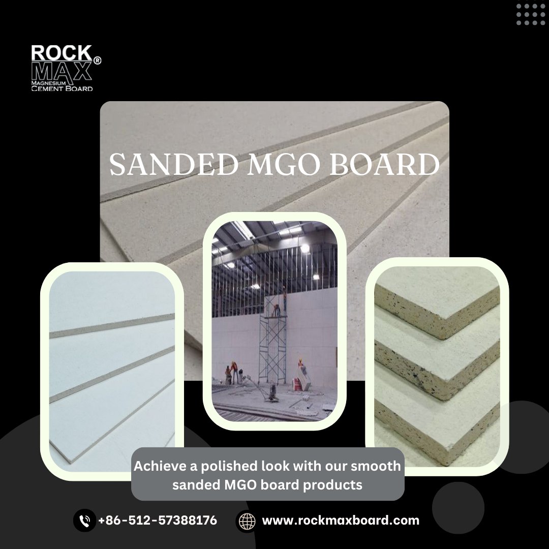 rockmaxmgoboard's tweet photo. Sanded MgO board resists mold and mildew, ensuring a clean and safe indoor environment while providing excellent performance.
For more details please click here >> https://t.co/qJPaYYSPug

#rockmaxboard #sandedmgoboard #MGOBoard https://t.co/ob7oOVpOUe