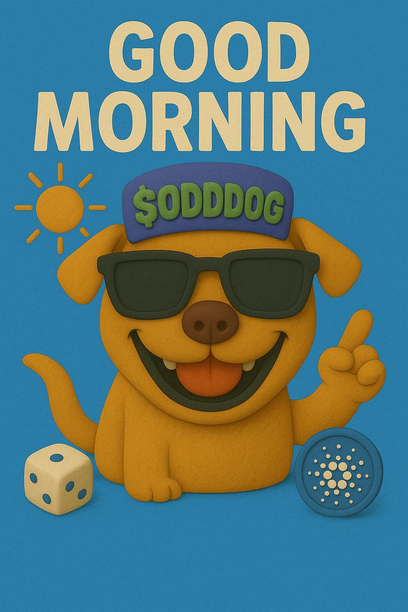Good Morning !!! 🐶 

#gm #cardano #ada