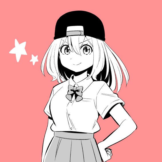 「おはようございますタマキちゃんを描きましたシンプルな線でかわいい、もしくはかっこ」|ナバナオキ✒︎漫画家のイラスト