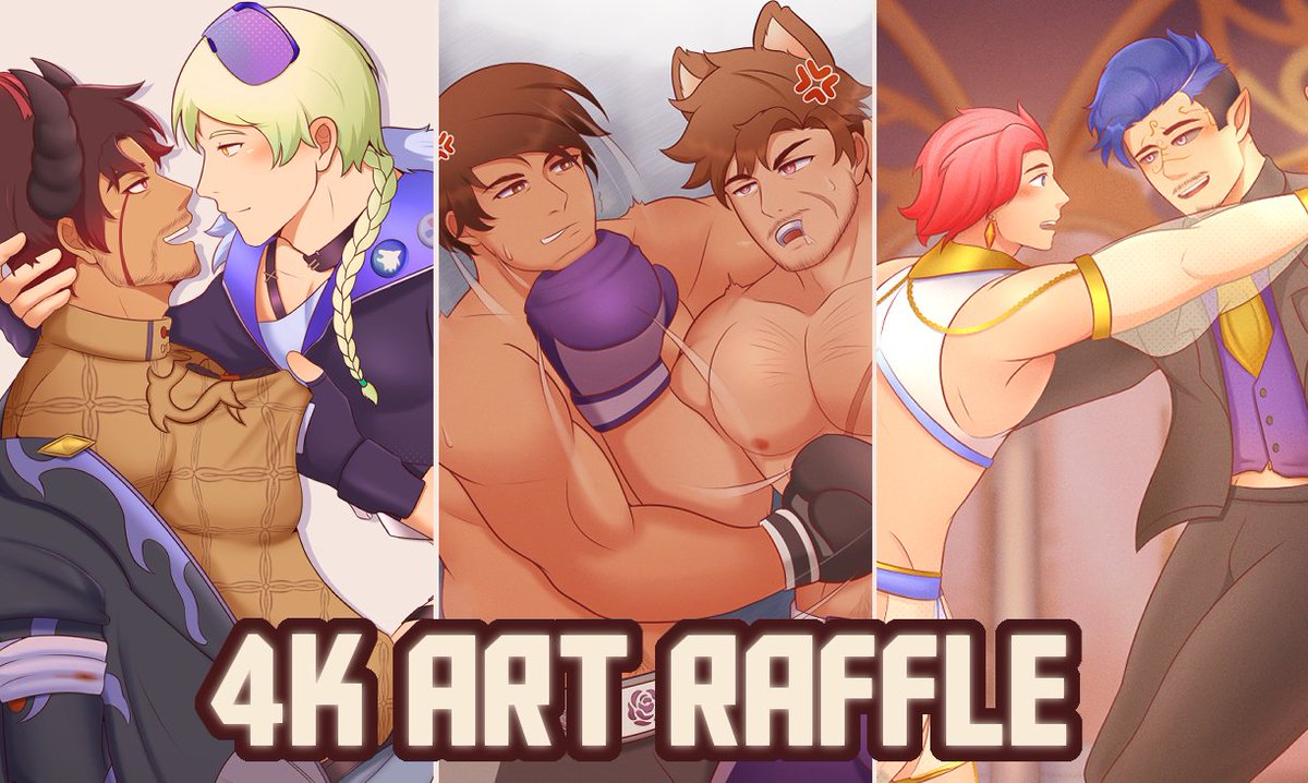 💚Art Raffle💚

I finally reached 4K followers! To celebrate I am doing a two character art raffle ! It can be an OC, vtuber, anime or game character of your choice !

To enter:

💚Follow <a href="/HemwelVT/">Hemwel Arts🍀【Himbo Leprechaun】</a> 
💚Like and RT
💚Drop your ref in the comments or DM me

💚Ending in May 15