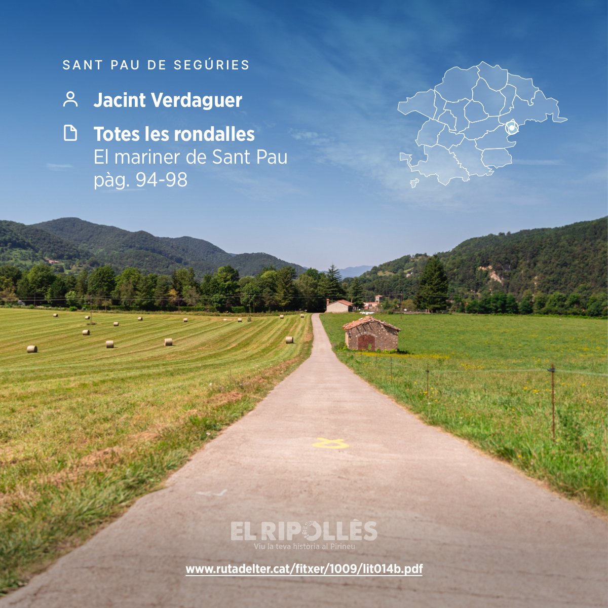 🏞️Coneix el curs del riu Ter i el Ripollès amb la literatura. A través de les obres (dels S. XIX i XX), sentiràs la permanència del paisatge però, també constataràs els canvis que s’hi han produït. 📖 rutadelter.cat/coneix-la-ruta…
#ripolles #ripollesturisme #catalunyaexperience