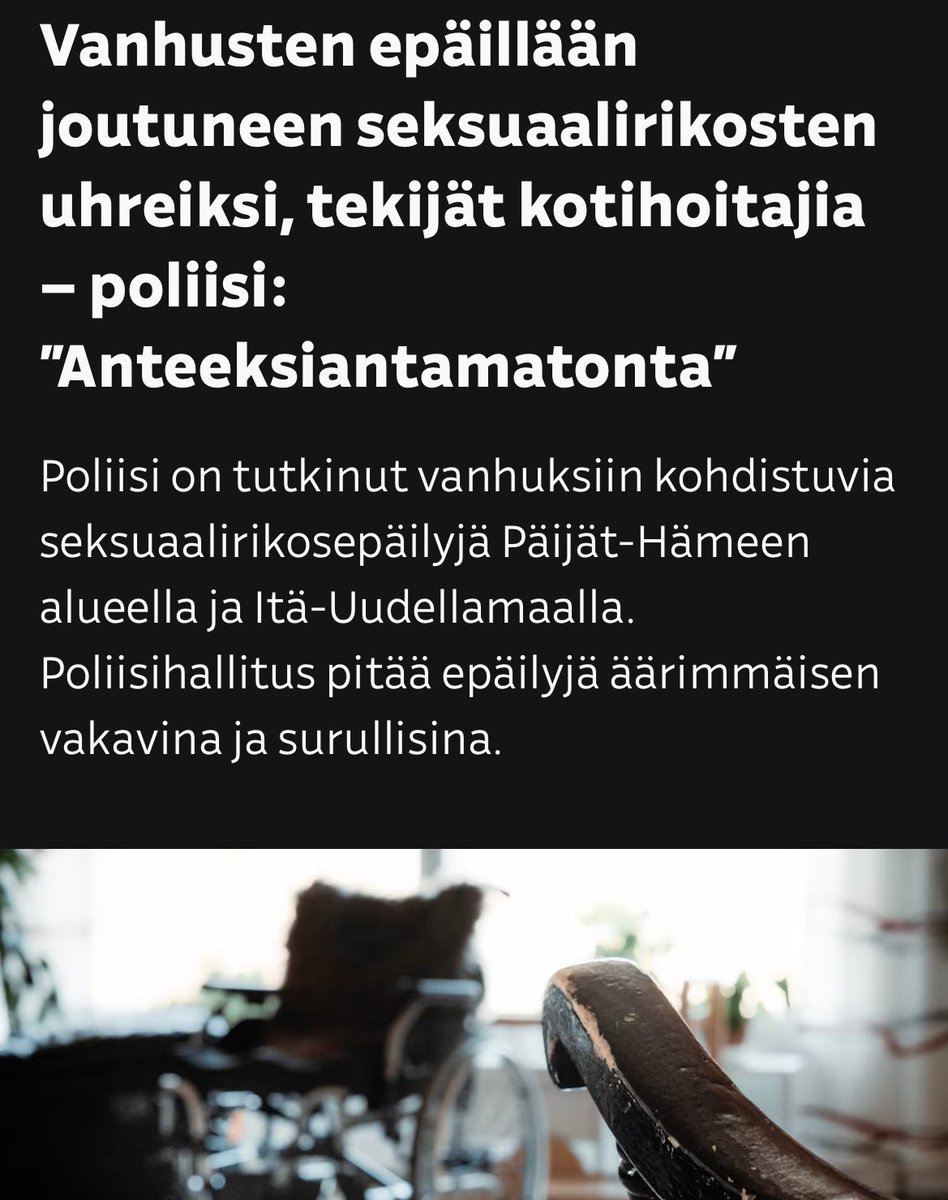 RiittaKorhone11's tweet photo. Oksettavaa! Toivottavasti asia selvitetään perinpohjaisesti ja rikolliset #hoitajat laitetaan häkkiin! #vake #vantaa miten tällainen voi olla edes mahdollista? https://t.co/vDPeUXghXS