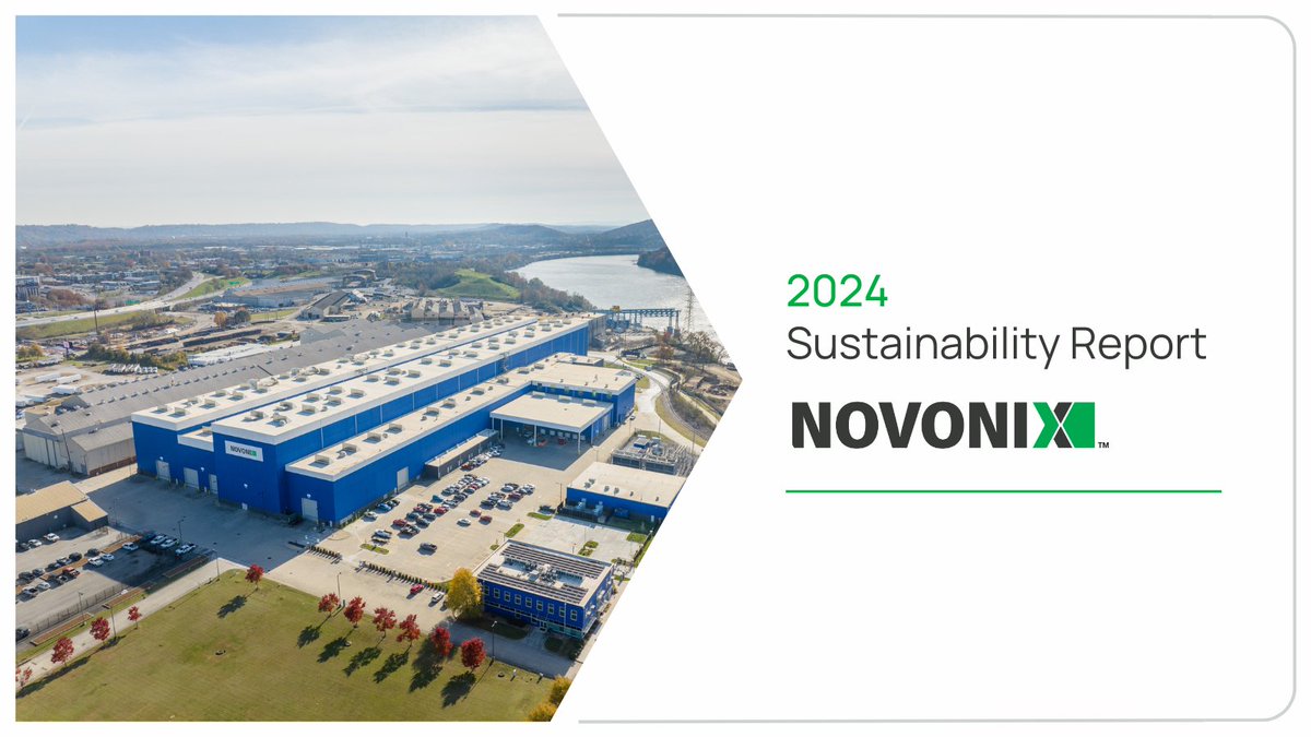 Happy Earth Day 🌱🌍

At #NOVONIX, we're committed to sustainability and advancing clean energy solutions for a greener future. Today, we celebrate our progress and reaffirm our dedication to innovative, sustainable solutions.

🔗 Check out our 2024 Sustainability Report to learn