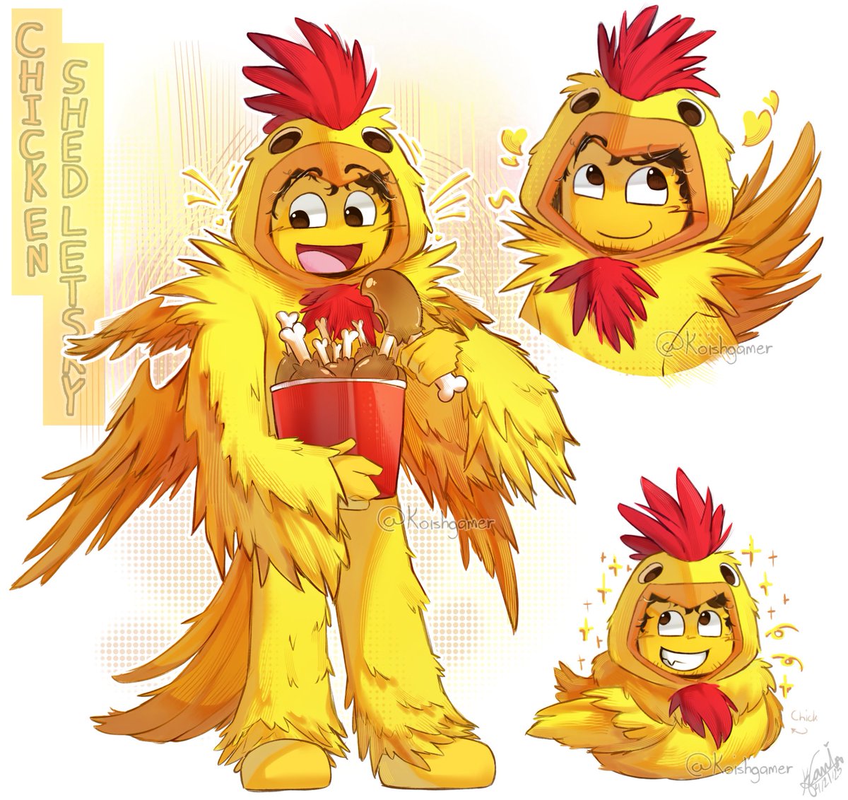 koishgamer's tweet photo. Chicken Shedletsky skin art appreciation (he's such a goober)
#Forsaken 
#forsakenfanart 
#forsakenart 
#robloxforsaken 
#shedletsky https://t.co/IpUZWQQemK