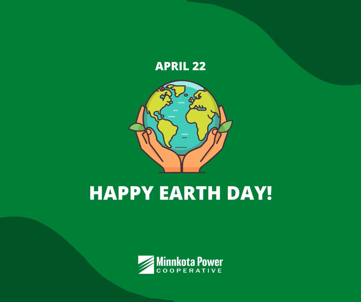 Happy Earth Day! At Minnkota, protecting the air, land and water we all rely on isn’t just a priority – it’s our responsibility. Every day, we’re committed to preserving these natural resources for the generations to come. #EarthDay 
#Sustainability