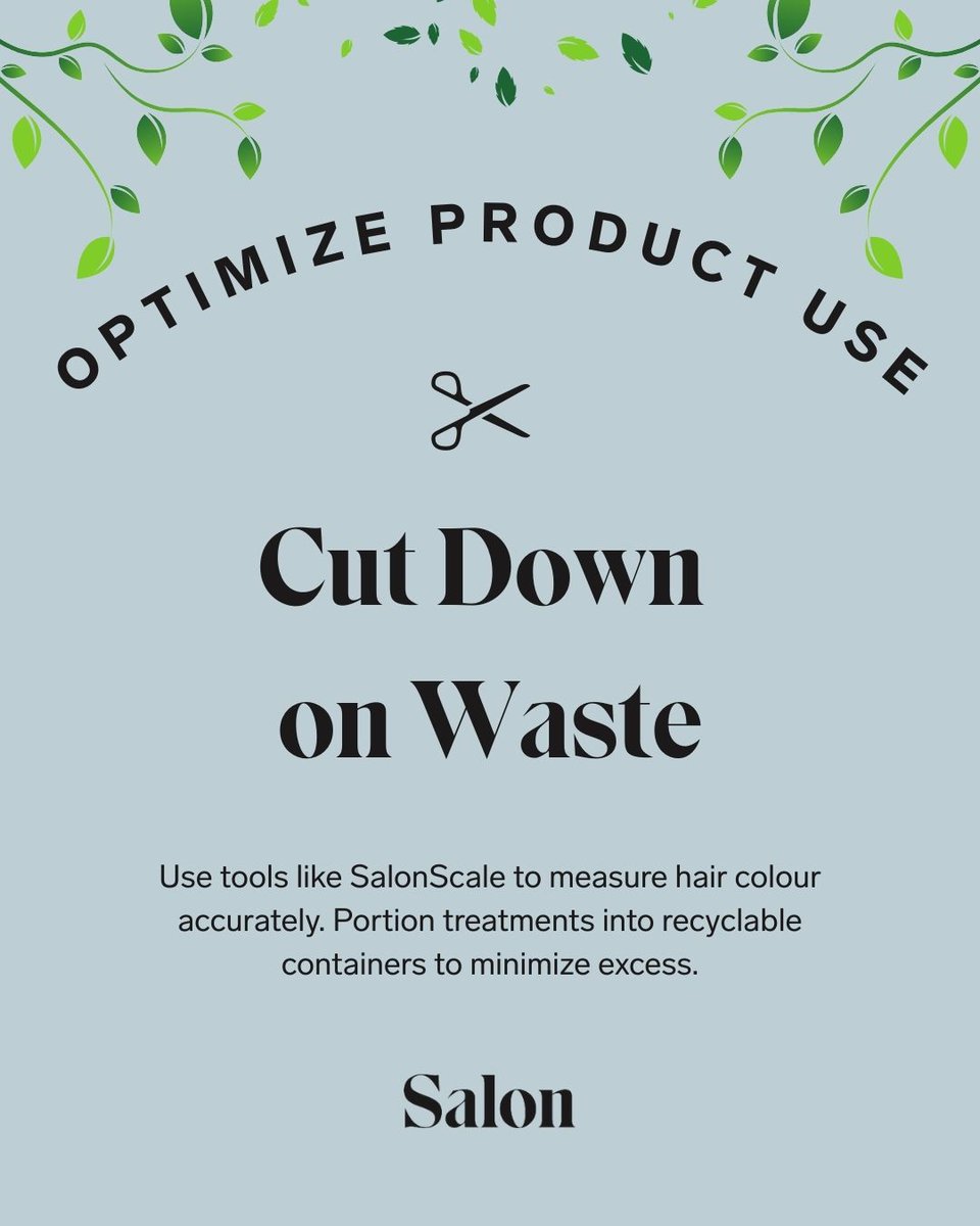 🌍 Happy Earth Day! Sustainability matters more than ever in the hairstyling industry—from reducing waste to choosing eco-friendly products. 💚 Swipe for easy salon tips that make a big impact. 

salonmagazine.ca/how-to-make-yo…