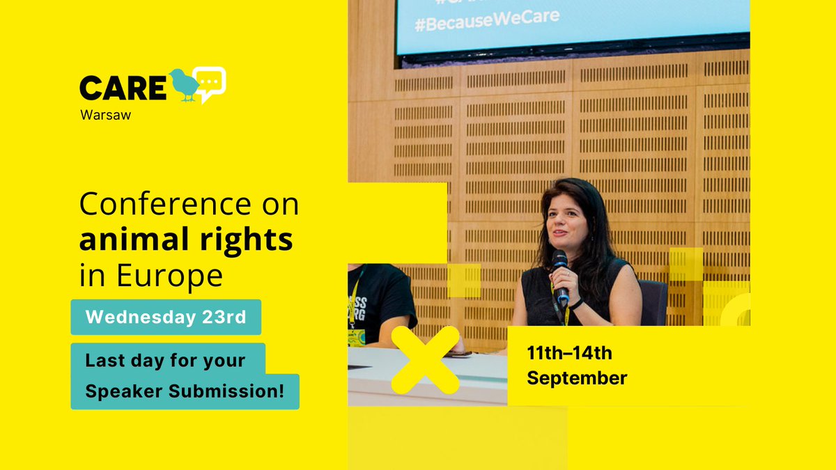 Conference on Animal Rights in Europe tweet media