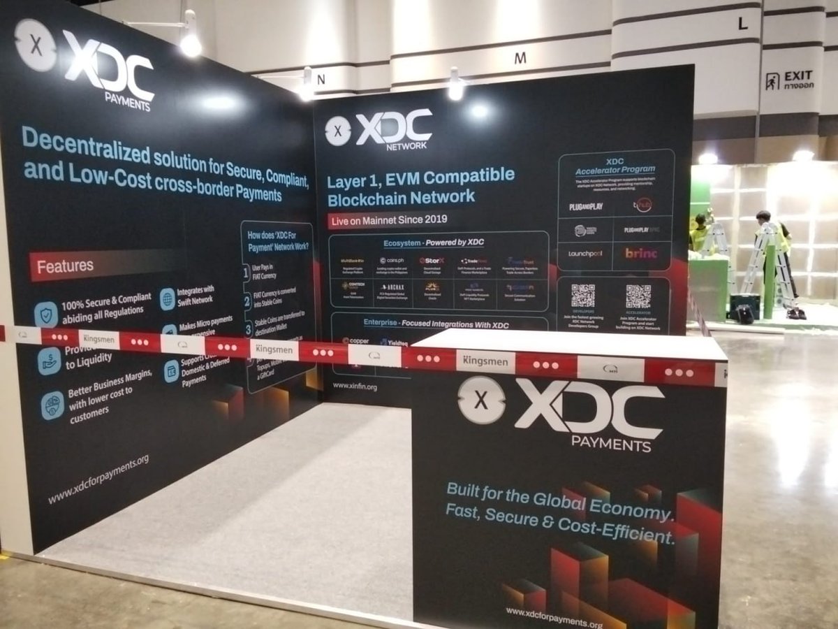 maeve1579's tweet photo. 🌍 Global payments redefined with XDC!
Meet us at Booth 8020 @ #Money2020Asia
💼 Compliant
🔄 SWIFT-ready
🌐 Blockchain-powered

@XDC_Network_ #XRP #XLM #ETH #BTC #ALGO #Altcoins #XDC https://t.co/vdIWWrbZsd