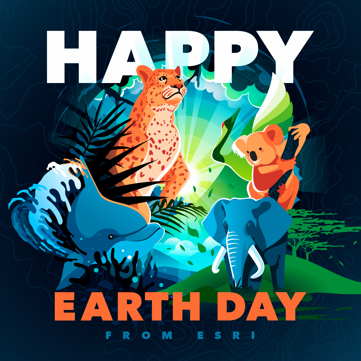 Happy Earth Day from <a href="/Esri/">Esri</a> Startup Program! We are inspired by Esri users who support our planet through their impactful work with ArcGIS technology &amp; geospatial workflows🌍. Celebrate #EarthDay2025, share your work with us, or get involved: ow.ly/jni250VC2Q3 #EarthDay #GIS