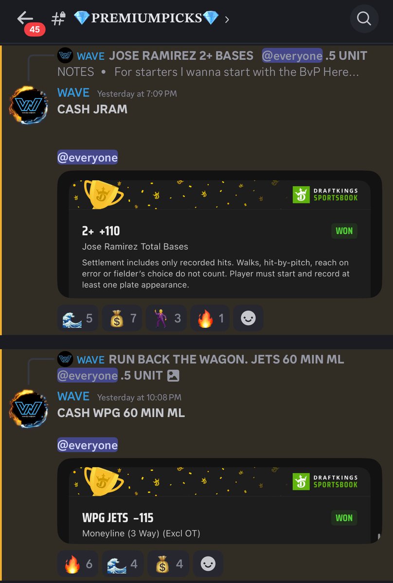waveswizdom's tweet photo. 4/4 💰

Dropped 4 Plays IN VIP. We Cashed Them All 💰

+3.04 UNITS MADE 
121.59% ROI

https://t.co/mZOTFOCtDe https://t.co/lxqtN663UN