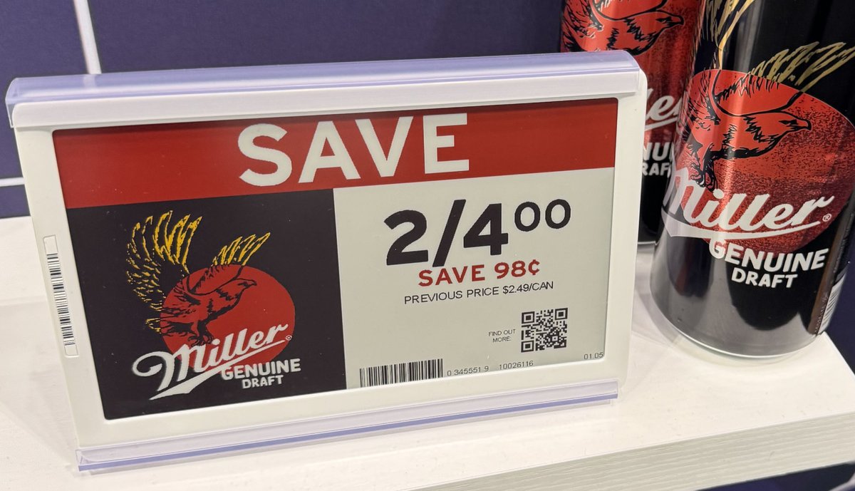 💡 Pricing data is only powerful if you can act on it.
Displaydata ESLs turn retail intelligence into instant, on-shelf action. Here's how:
📖 ow.ly/yhgP50VCNAn
#RetailTech #SmartRetail #ESL #PricingStrategy