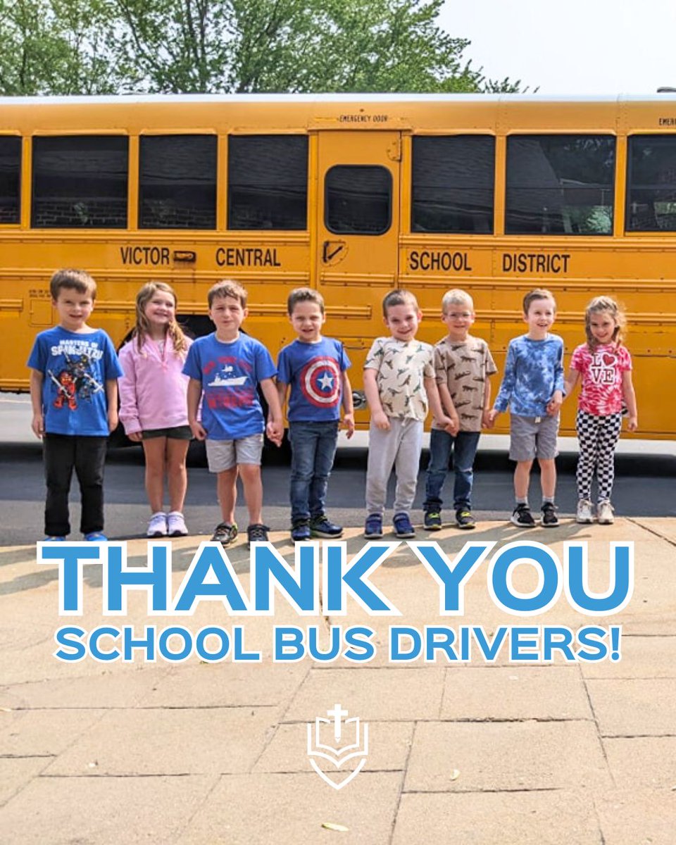 ROCCathSchools's tweet photo. ๐๐ Thank You, School Bus Drivers! ๐๐
Today, we celebrate the dedicated drivers who safely transport our students each day! ๐ Thank you for all you do! ๐๐
#SchoolBusDriversDay #ThankYouDrivers #CatholicSchools #RochesterCatholicSchools https://t.co/rEoLOGwrSP