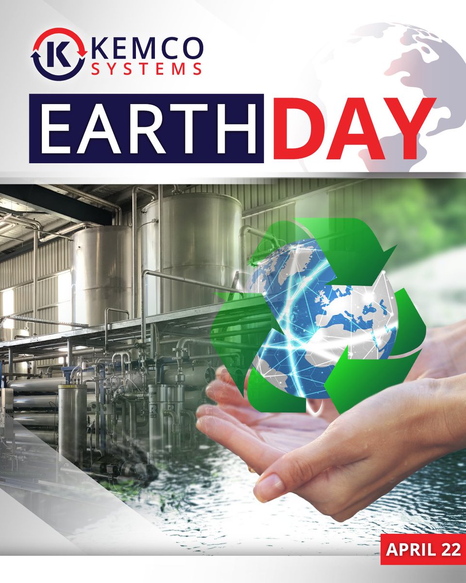 Happy Earth Day from Kemco! We are committed to protecting water as a natural resource by designing and installing systems that minimize water consumption, recycle wastewater, and treat or reduce the heat of water that is released back into the environment. 

#EarthDay2025 #Kemco