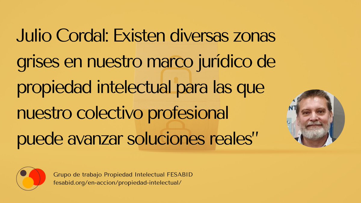 📚 ¿Qué papel juega la propiedad intelectual en la #digitalización del patrimonio bibliográfico?

Charlamos con Julio Cordal sobre zonas grises legales y cómo el colectivo bibliotecario puede aportar soluciones reales.

Lee la entrevista completa en: fesabid.org/julio-cordal-m…