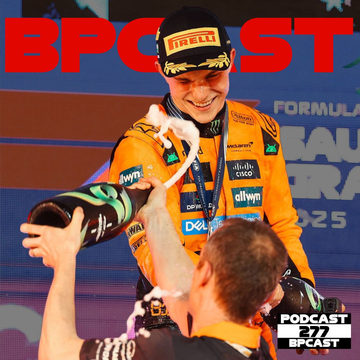 diznoboletimque's tweet photo. 🏎️ Piastri assume a liderança!
Verstappen punido, Norris se destaca, Russell sofre com os Pneus, e a Mercedes já reclama de 2026. 😮💨
Tudo isso e muito mais no novo episódio do #BPCast!
Dá o play e vem com a gente no novo episódio do BPCast! ▶️🔥
#F1 #SaudiArabianGP https://t.co/z1bL0xivSa