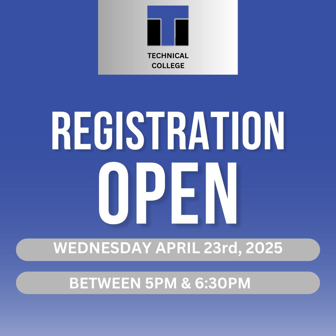 iticollege's tweet image. ITI Technical College&apos;s first Registration Day is tomorrow, April 23rd, 2025, from 5 pm to 6:30 pm.

ITI Technical College. For a Better Life!

#OrientationDay #SchoolStarts #ClassesStart #ITICollege