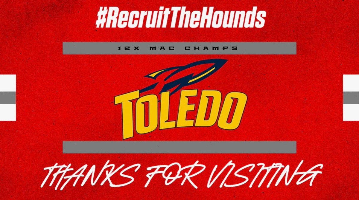 Redhound Football (@redhoundfball) on Twitter photo Thanks <a href="/ToledoFB/">Toledo Football</a> for stopping by this morning for spring workouts. #RedhoundsProduce Thanks <a href="/ToledoFB/">Toledo Football</a> for stopping by this morning for spring workouts. #RedhoundsProduce