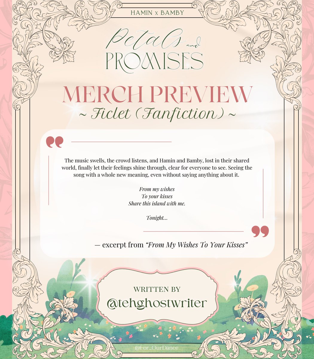 Petals & Promises 🌱🌸 HAMBAM Fancafe PH tweet media