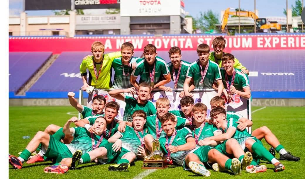 AAB_1975's tweet photo. @BelfastLive @News_Letter  some good local sports news. On Easter Sunday, a NIFL U19 select team made history and won the largest football tournament in the USA the Dallas Cup. They arrive home tomorrow morning. Let me know if you're interested in covering this story. https://t.co/HxXXJZe7m1