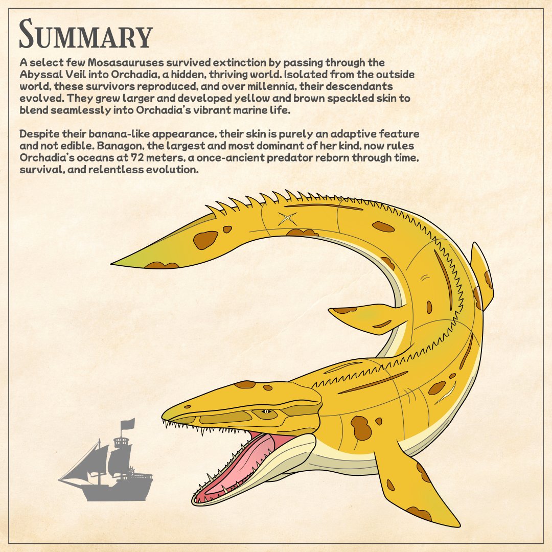 Banagon, the apex of Orchadia's seas

#Creaturedesign #conceptart #ArtistOnTwitter