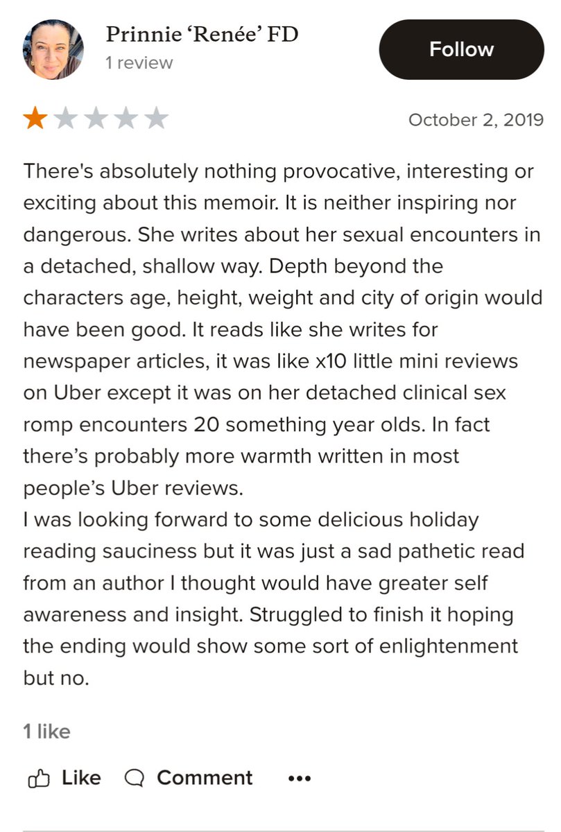frenchtaxi's tweet image. Monica Porter's books reviews &amp;amp; ratings....🤢💩🗑️
#MonicaPorter #Books #Reading #Journalism