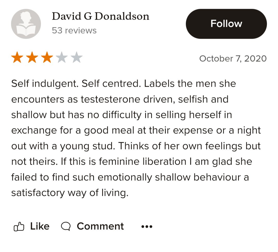 frenchtaxi's tweet image. Monica Porter's books reviews &amp;amp; ratings....🤢💩🗑️
#MonicaPorter #Books #Reading #Journalism