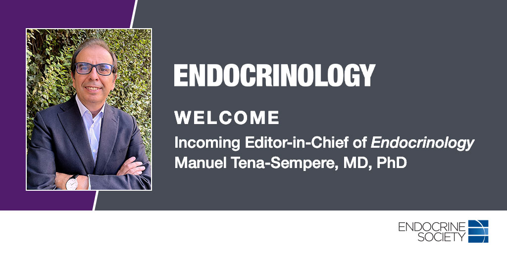 Endocrine Society (@theendosociety) on Twitter photo We are pleased to announce Manuel Tena-Sempere, MD, PhD, as the next Editor-in-Chief of Endocrinology, succeeding <a href="/zane_andrews1/">Zane Andrews</a>, effective January 2026. Manuel Tena-Sempere is a professor of physiology at the University of Cordoba. He has published more than 380 articles in We are pleased to announce Manuel Tena-Sempere, MD, PhD, as the next Editor-in-Chief of Endocrinology, succeeding <a href="/zane_andrews1/">Zane Andrews</a>, effective January 2026. Manuel Tena-Sempere is a professor of physiology at the University of Cordoba. He has published more than 380 articles in