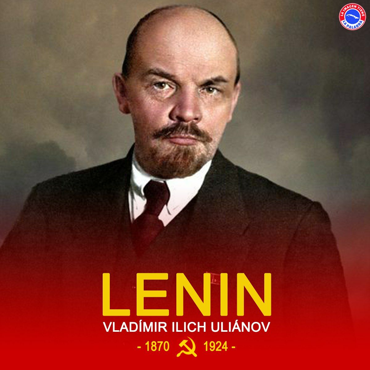 Lenin, el líder de la Revolución Rusa y del proletariado mundial, cuyo pensamiento socialista sigue inspirado a quienes luchan contra injusticia. Son tiempos de recuperar su formidable legado en defensa de los pueblos. #TenemosMemoria #UJCdeCuba