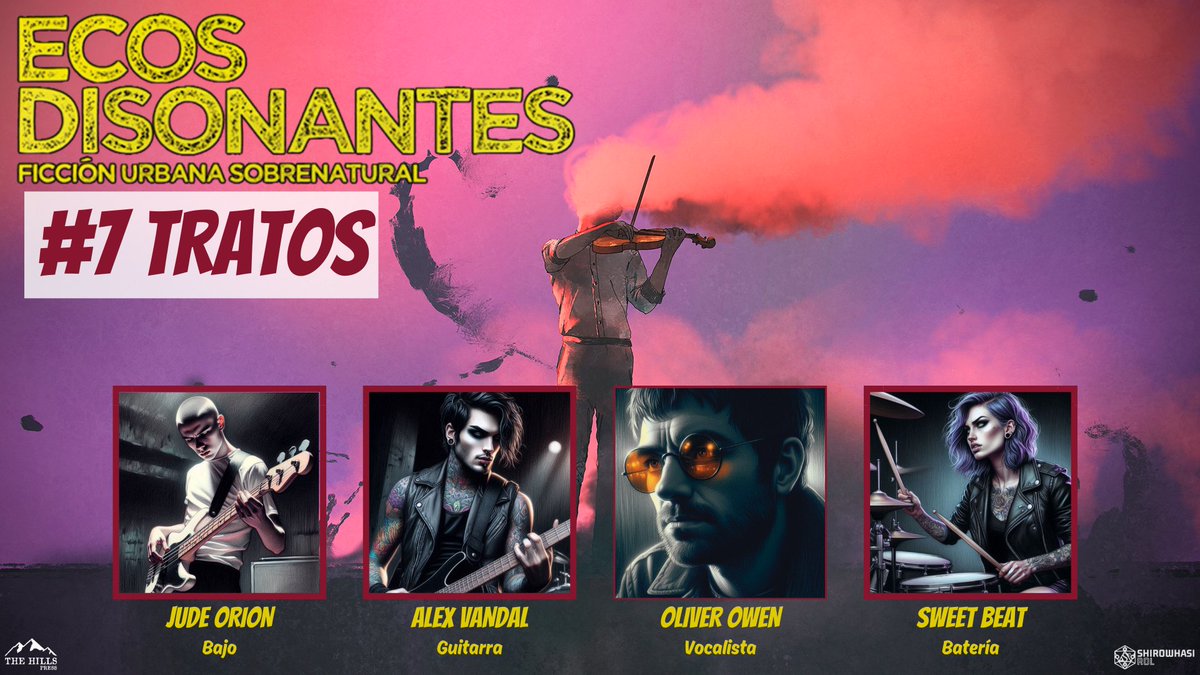 Hoy, si nada se tuerce a última hora, celebramos el concierto del milenio. ¿Recuperarán sus almas nuestros protagonistas o la perderán para siempre? Su futuro depende de una canción y necesitan vuestro apoyo.

Venid a vernos donde siempre en #lacajadelrol twitch.tv/shirowhasi