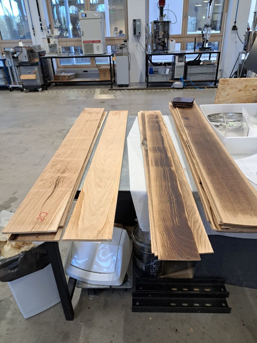 InnoRenew CoE (@innorenewcoe) on Twitter photo Preliminary tests, including contact angle measurement and lap-shear joint tests, were done at #InnoRenew CoE to verify the feasibility of making #EngineerWoodProducts glued with industrial-grade D4 wood adhesive in the framework of the #WoDeFi project! 🔥 #FRISSBE <a href="/ZAG_Slovenia/">ZAG</a> Preliminary tests, including contact angle measurement and lap-shear joint tests, were done at #InnoRenew CoE to verify the feasibility of making #EngineerWoodProducts glued with industrial-grade D4 wood adhesive in the framework of the #WoDeFi project! 🔥 #FRISSBE <a href="/ZAG_Slovenia/">ZAG</a>