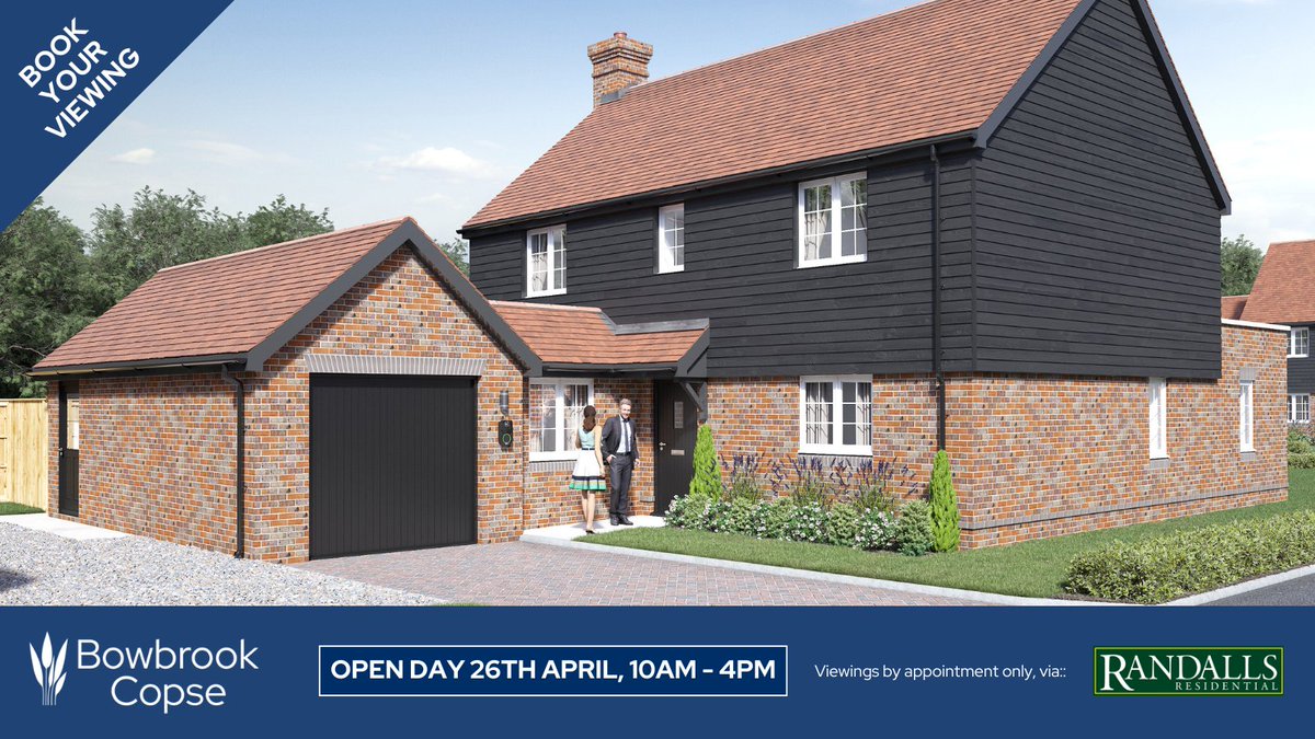 T A Fisher - Creating Value In Property (@tafishergroup) on Twitter photo 🏡 Open Day – Saturday 26th April 🗓️
Come and discover Bowbrook Copse – a charming development of just eight unique homes in the picturesque hamlet of Charter Alley 🌳
Viewings by appointment only. Please contact our selling agents <a href="/RandallsRes/">Randalls Residential Estate Agents Basingstoke</a> on 01256 345635. 🏡 Open Day – Saturday 26th April 🗓️
Come and discover Bowbrook Copse – a charming development of just eight unique homes in the picturesque hamlet of Charter Alley 🌳
Viewings by appointment only. Please contact our selling agents <a href="/RandallsRes/">Randalls Residential Estate Agents Basingstoke</a> on 01256 345635.