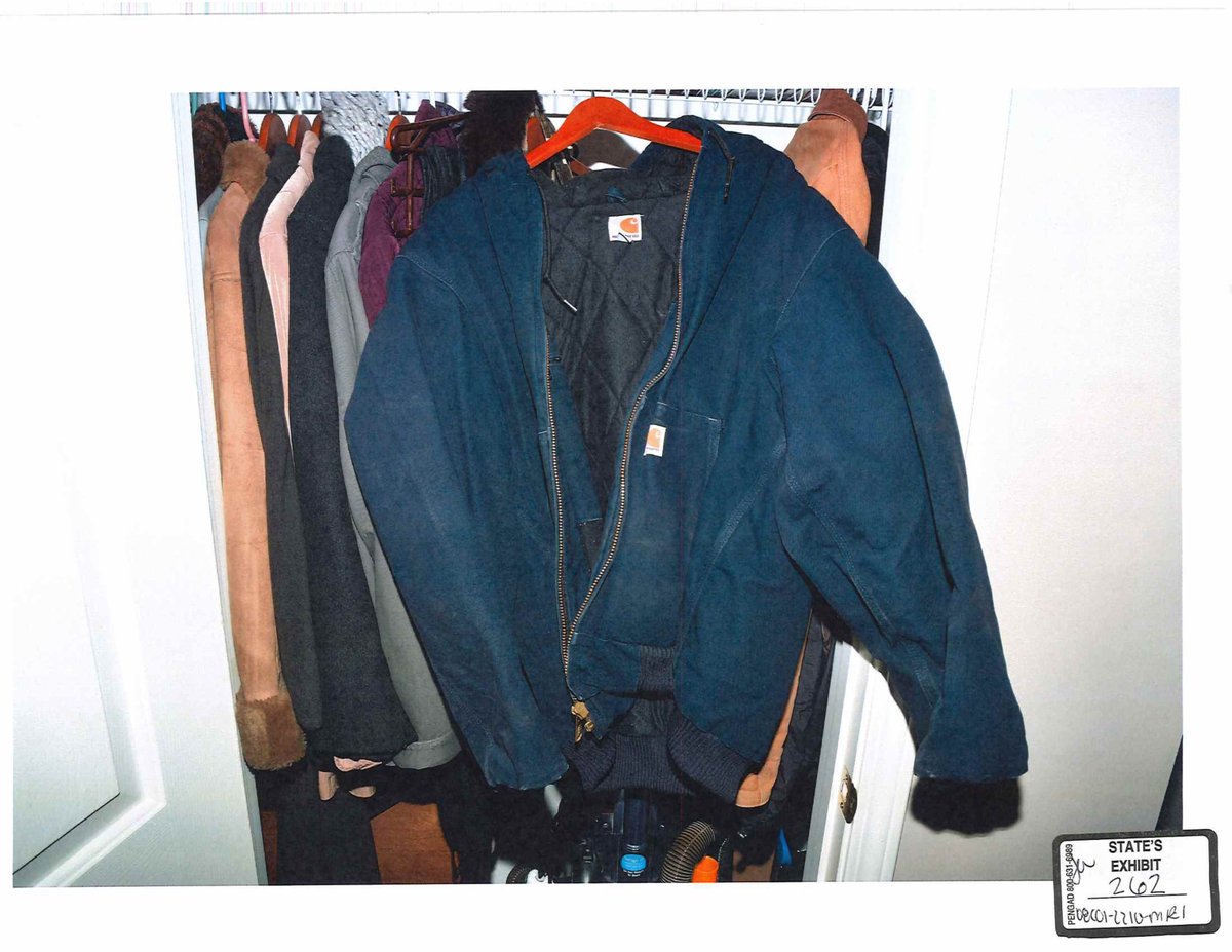 TurboUncloaked's tweet image. NEW Evidence Exhibits released by @SusanHendricks that show #RichardAllen at the Monon High Bridge in 2016, the unspent round in his memory box that matched the unspent round from the crime scene, a carhartt jacket and the gun he used to force #LibbyandAbby down the hill…