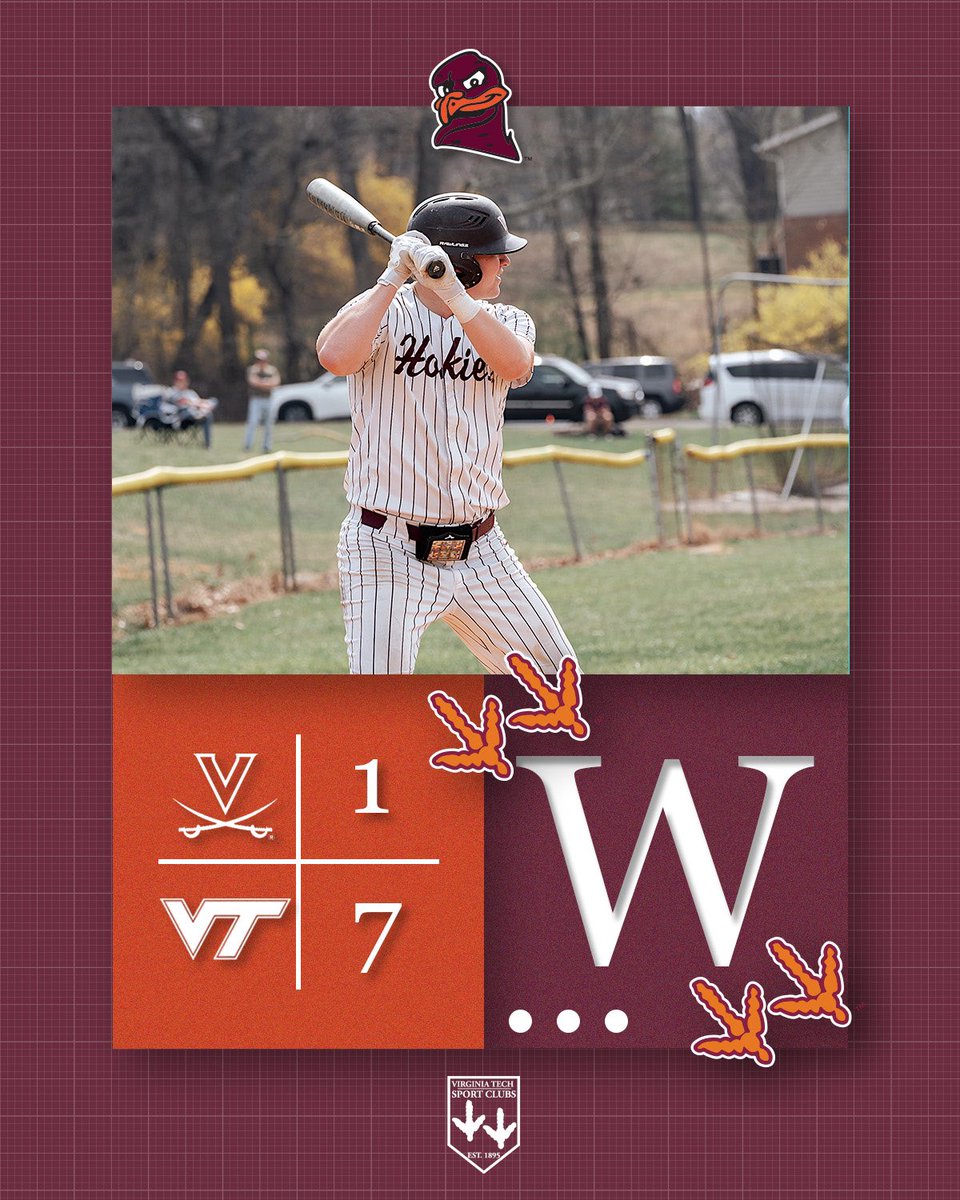 𝐀𝐧𝐨𝐭𝐡𝐞𝐫 𝐒𝐞𝐫𝐢𝐞𝐬 𝐖𝐢𝐧..

Following a slow game one, the Hokies came back to take the series in Game 2/3! This makes for our 3rd straight series win. We look to stay hot against Maryland next week! 

#gohokies l #vtcb