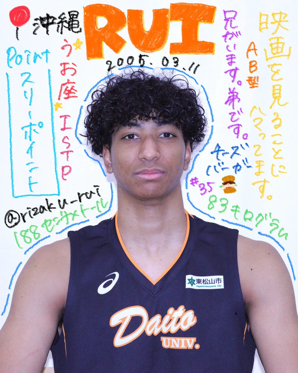 自己紹介】 #35山内リザク琉衣 今シーズンの意気込み: がんばる！