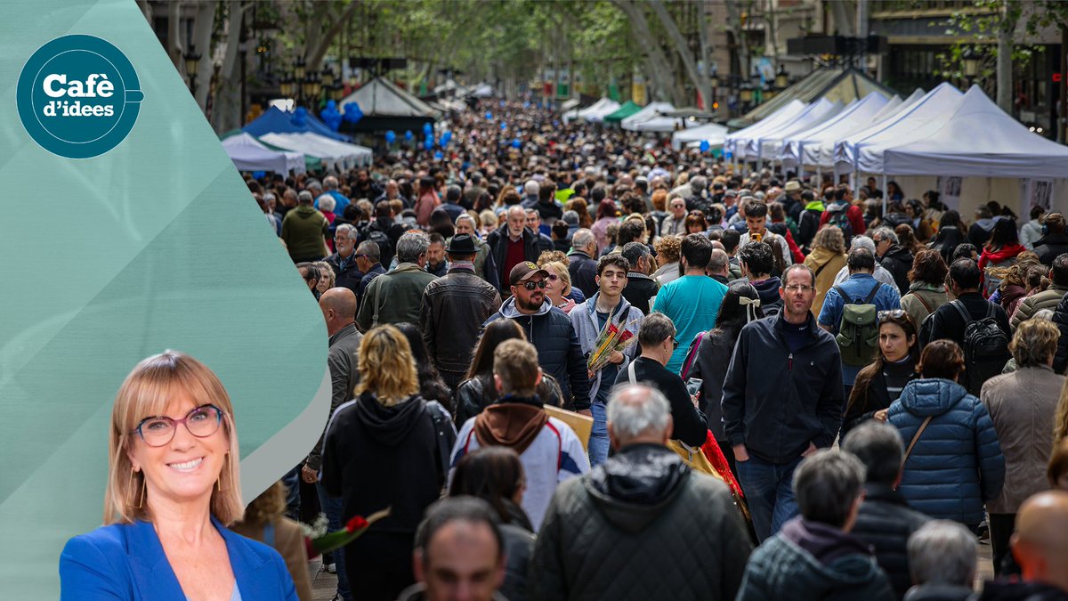 ☕ Celebrem #SantJordi2025 al 'Cafè d'idees' de <a href="/GemmaNierga/">Gemma Nierga</a> amb diversos autors que presenten llibre: Albert Sánchez Piñol, <a href="/pilareyre/">Pilar Eyre</a>, <a href="/vicenslozano/">Vicens Lozano</a> i <a href="/quimbarnola/">quimbarnola</a>

<a href="/SanchezAlb3517/">Albert Sanchez Piñol</a> <a href="/penguinllibres/">Penguin Llibres</a> <a href="/edit_planeta/">Editorial Planeta</a> <a href="/Planetadelibros/">PlanetadeLibros</a> <a href="/Grup62/">Grup62</a> <a href="/Ed_proa/">Edicions Proa</a> <a href="/ErasmusLibros/">Erasmus Libros</a>