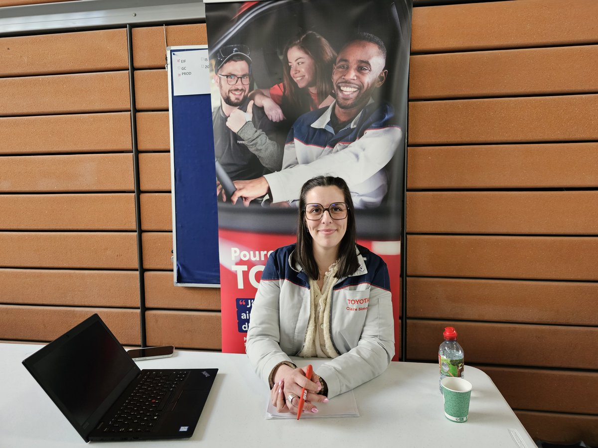 Merci à Toyota Motor Manufacturing France d'avoir participé au forum de l'apprentissage de #PolytechLille !