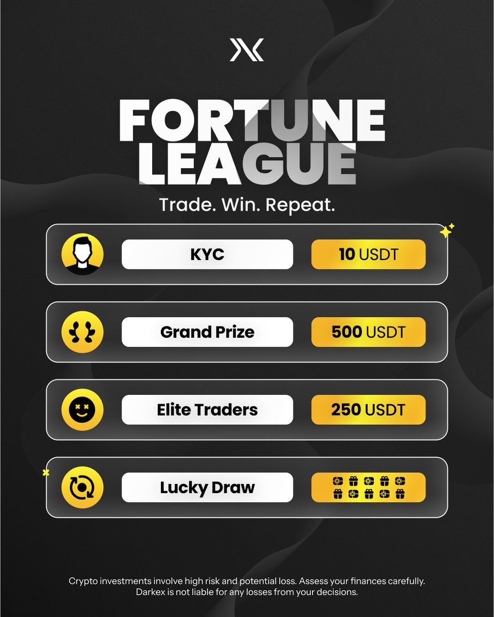 One League. Endless Wins. 💸

Trading Just Got Competitive — Ready to Dominate?

🏆 500 USDT Grand Prize every week
🥇 250 USDT for Elite Traders
🎲 Lucky Draws &amp; Surprise Rewards 

How to Enter:
📝 Sign up &amp; complete KYC
🛒 Make your first trade
📊 Stay active — the more you