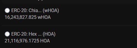 TeeMoney1738's tweet photo. Insane numbers so far for the #HOAMIs on base mint.. 🍊🍊🍊
33% of $wHOA (HOA from chia🌱) is locked up
And
14% of $HOA (HOA from pulpchain🍊) is locked up
A total of $297,394 has been locked away.. https://t.co/ExPTFDSdJf