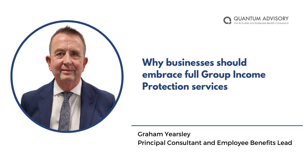 Is your business embracing all the Group Income Protection services available? 

Our principal consultant Graham Yearsley highlights the importance of utilising these services to their full potential: quantumadvisory.co.uk/quantum-press/…