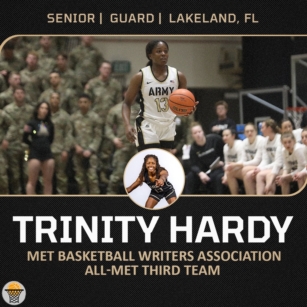 Army Women's Basketball (@armywp_wbb) on Twitter photo A big congrats to Trinity Hardy for bringing home another postseason accolade! ๐ช๐ฅ | <a href="/MetBasketballW/">MetBasketballWriters</a>
๐๏ธgoarmywestpoint.com/news/2025/4/22โฆ
#NRT A big congrats to Trinity Hardy for bringing home another postseason accolade! ๐ช๐ฅ | <a href="/MetBasketballW/">MetBasketballWriters</a>
๐๏ธgoarmywestpoint.com/news/2025/4/22โฆ
#NRT