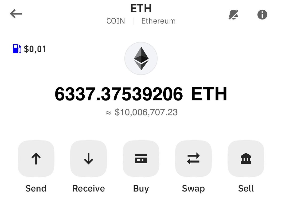 Ok, i never thought i’d make this post but here we are  

Over the years, i saved up $3M in stocks, mostly s&amp;p500  

This is my retirement (even tho i’m only 29 years old)  

Today, i sold 98% of it and went all in ethereum  

I currently have over 8 figures ($10M) in $ETH 

Why