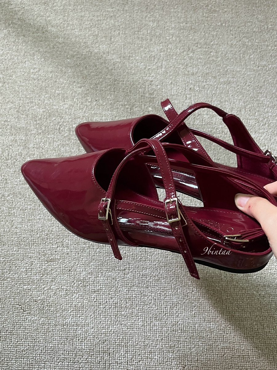9bintaa's tweet photo. — Mariette shoes

maroon https://t.co/ZgMbUAAqeU

ambil normal size yaaa honestly ini bukan tipe shoes yg bisa dipake buat dailyy routine kecuali yg emang mau agak “ribet” lepas pasang yaa okee ajaa

dipairing sama jeans/ skirt ini cakeppp semua, lancip tapi ga too much jd masih oke buat kakiku yg sedikit lebar iniii🥰💗
