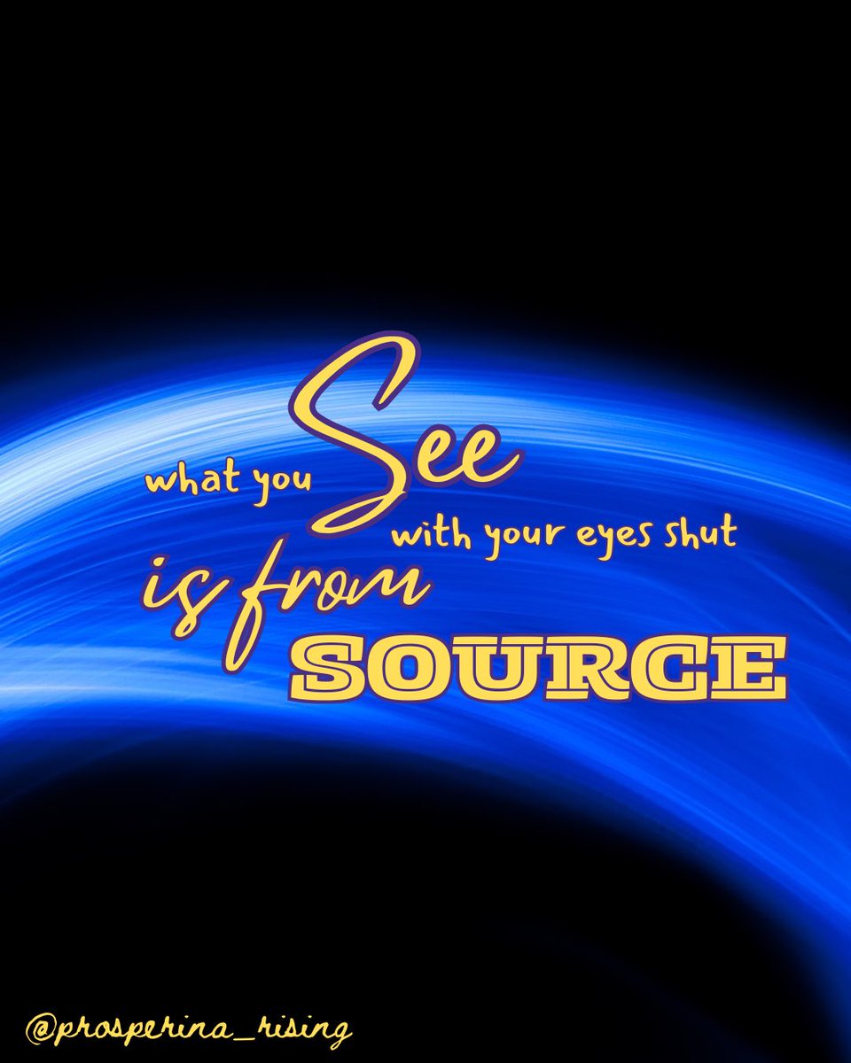 Prosperina_Rise's tweet image. #dailyoraclereading 🧿Sight will set you free! 🧿What you see when your eyes are shut comes from Source/God. Let it guide you. 🧿What you KNOW, but haven’t been TAUGHT comes directly from God. It’s been shared to set you free!