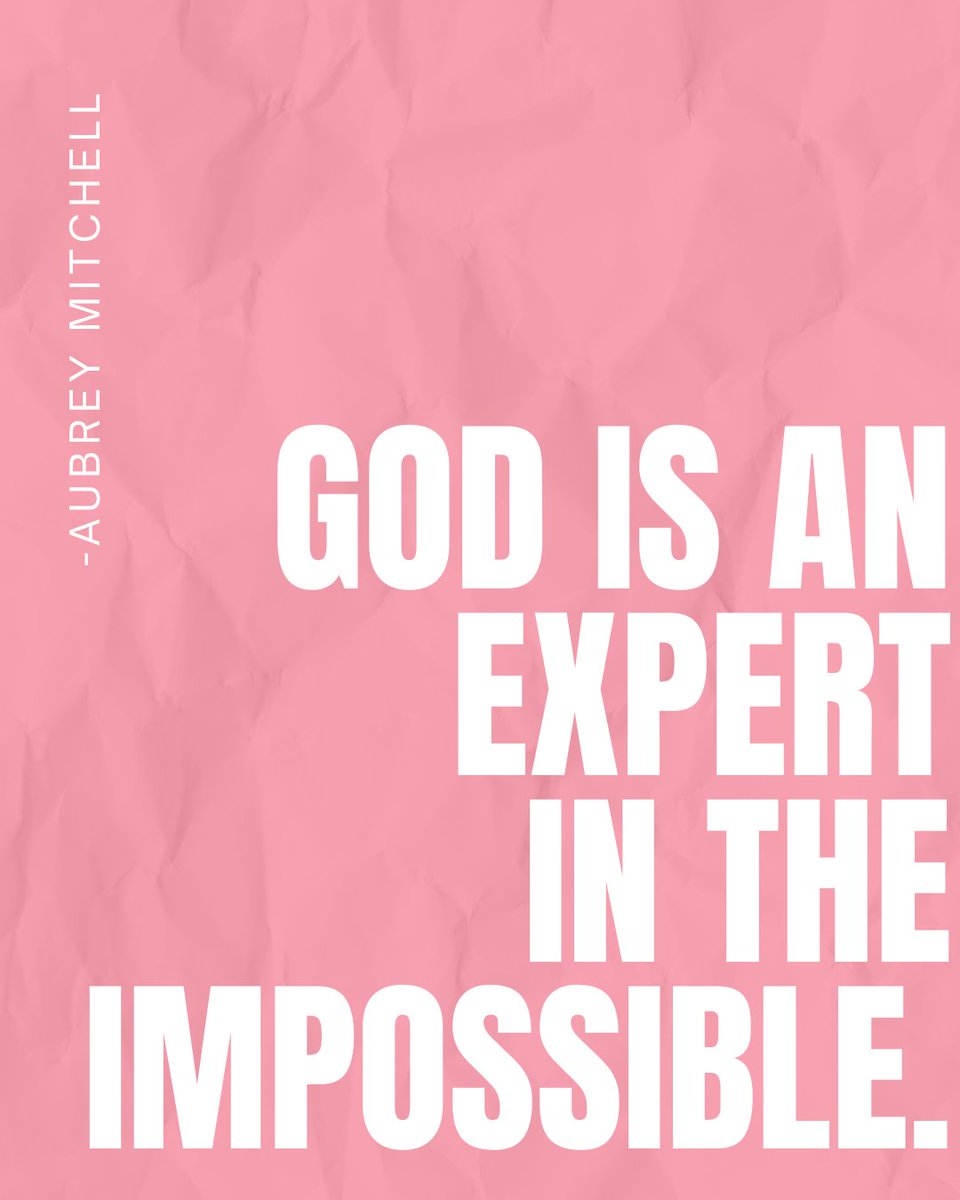 terripearsons's tweet photo. God doesn’t flinch at dead ends. He doesn’t panic at the diagnosis. He’s not intimidated by the numbers, the odds or the timeline. He specializes in the impossible. It’s not a stretch for Him—it’s where He shines.

#GodOfTheImpossible #MiracleWorkingGod #TerriCopelandPearsons https://t.co/gwgDIL6m9n